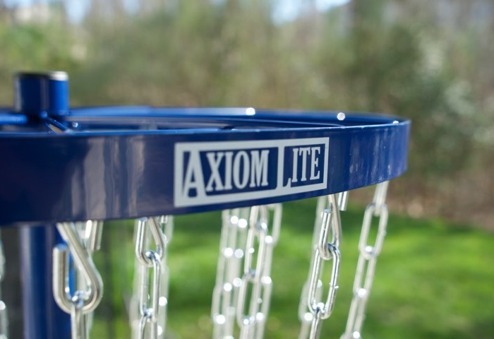 Cestino Da Disc Golf Axiom Discs Lite, Struttura In Metallo, 24 Catene, Peso 26 Libbre, Verde Lime, Montaggio In 1 Minuto