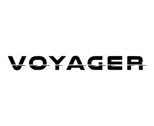 voyager medium color block logo